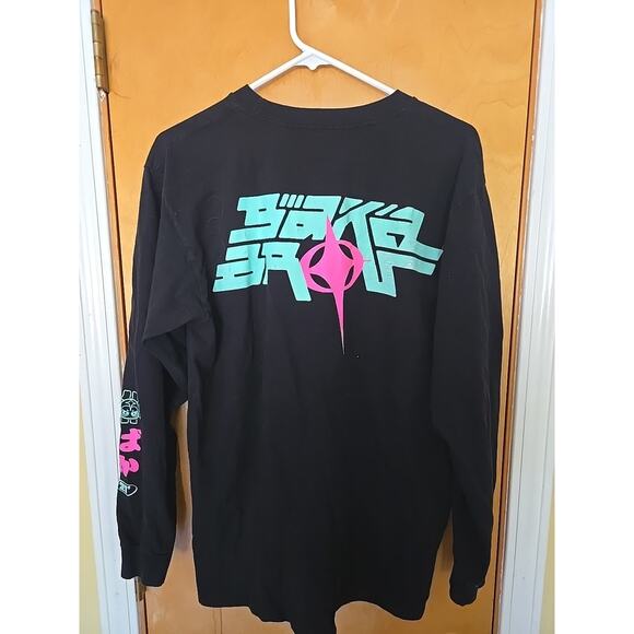 BAKA BROS GAMER GAMING MENS Adult SHIRT Size MEDIUM- LONG SLEEVE OVERSIZED - Picture 1 of 7